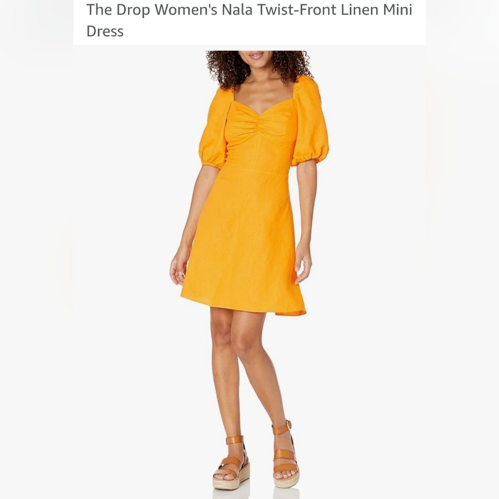 Women's Mango Linen Mini Dress